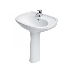 Chiuvete baie - Lavoar baie suspendat alb Cersanit, Roma