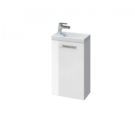 Mobilier baie - Set mobilier baie suspendat cu o usa si lavoar inclus Cersanit, alb