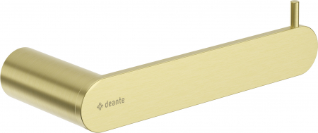 Accesorii toaleta - Suport hartie igienica auriu periat Deante Round