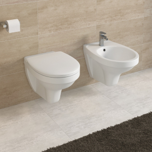 Vas Wc suspendat cu capac inclus alb Cersanit, Terra [1]