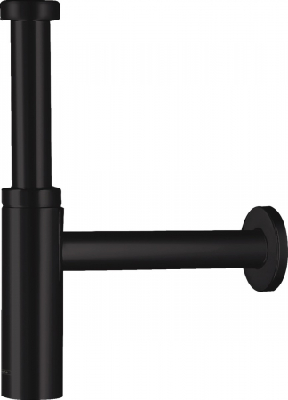 Sifoane, ventile si racorduri - Sifon lavoar negru mat Hansgrohe, Flowstar S