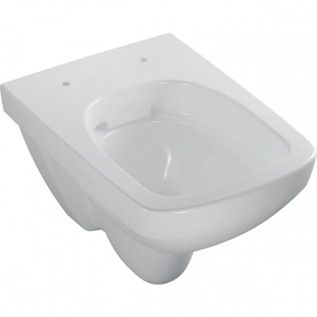 Set vas wc suspendat rimless, dreptunghiular, cu capac soft close, alb, Geberit Selnova Compact [1]
