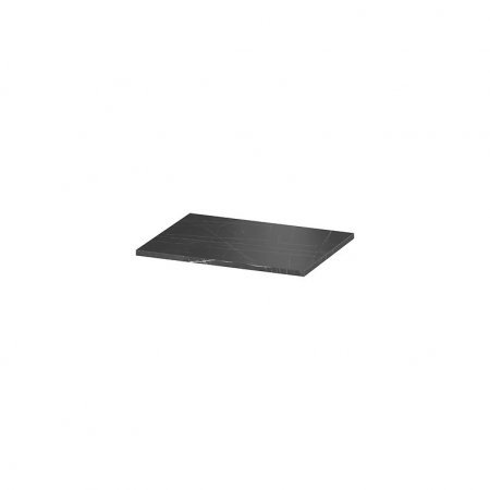 Blaturi pentru mobilier baie - Blat pentru mobilier baie Cersanit Larga 60 cm, negru marmura
