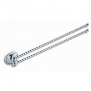 Cuiere si suport prosoape - Suport prosop baie crom dublu 40 cm Ferro, Metalia 1