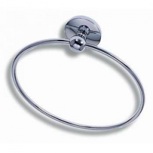 Cuiere si suport prosoape - Suport prosop baie oval crom Ferro, Metalia 1