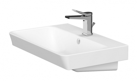 Lavoar suspendat alb 60 cm, dreptunghiular, Cersanit Mille Slim [1]