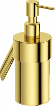Set coloana de dus si baterie lavoar inalta Deante Alpinia cu accesorii Deante Silia, auriu lucios [5]