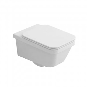 Vase WC - Vas wc suspendat rimless cu evacuare orizontala, dreptunghiular, Hatria Erika Pro Q