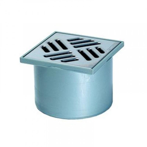 Sifoane, ventile si racorduri - Sifon pardoseala baie cu grilaj Kessel, System 125