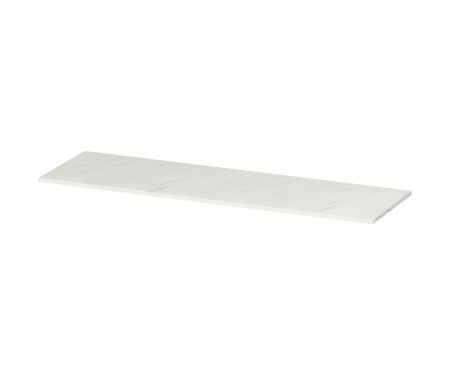 Blaturi pentru mobilier baie - Blat pentru mobilier baie Cersanit Larga 160 cm, alb marmura