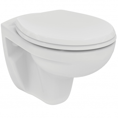Vase WC - Vas wc suspendat Ideal Standard Eurovit alb cu capac inclus