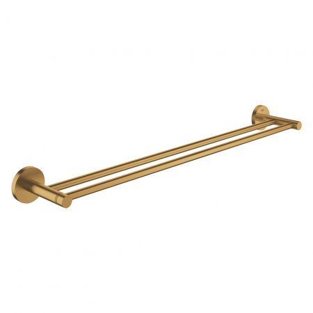 Cuiere si suport prosoape - Suport prosop baie dublu Grohe Essentials 60 cm auriu periat Cool Sunrise