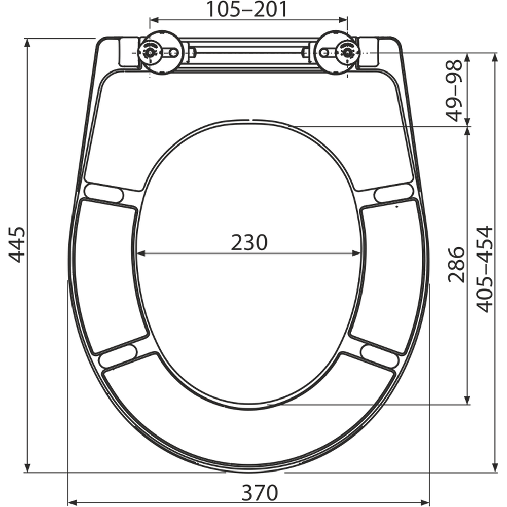 Capac wc duroplast alb Alcaplast A602 [1]