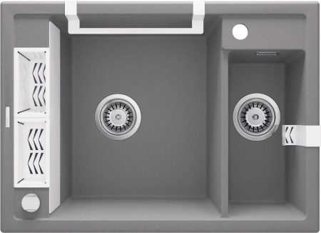 Accesorii albe pentru chiuveta de bucatarie Deante, Magnetic [1]