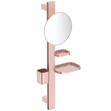 Accesorii lavoar - Set accesorii baie pentru lavoar Ideal Standard Alu+ rose mat 70 cm, oglinda mobila