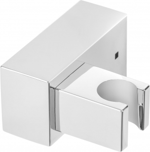 Pare, furtunuri și accesorii pentru duș - Suport para dus patrat de perete culoare crom Deante, Square