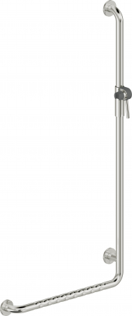 Accesorii dus - Bara de sustinere 120x60 cm Deante Lehnen, dreapta, crom lucios