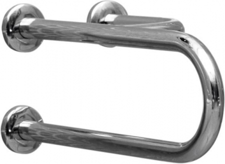 Baie - Bara suport ajutatoare cu sprijin pe dreapta, 55 cm, crom, Cersanit Etiuda