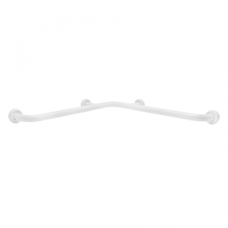 Accesorii baie persoane cu dizabilitati - Bara suport ajutatoare pe colt, 67x67 cm, alb, Thermomat