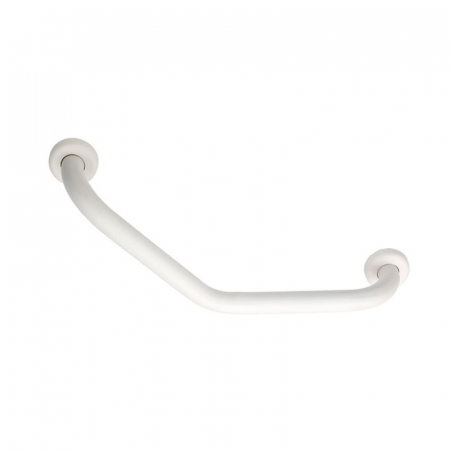 Accesorii baie persoane cu dizabilitati - Bara suport ajutatoare, unghi 135 grade, alb, Thermomat