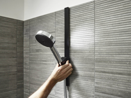 Bara suport 50 cm, negru mat, Hansgrohe WallStoris [1]