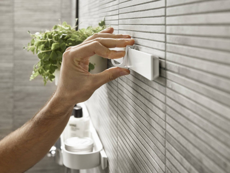 Bara suport 50 cm, alb mat, Hansgrohe WallStoris [1]