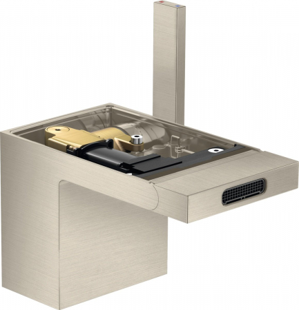 Baterii bideu - Baterie bideu nichel periat cu ventil click-clack inclus Hansgrohe Axor MyEdition