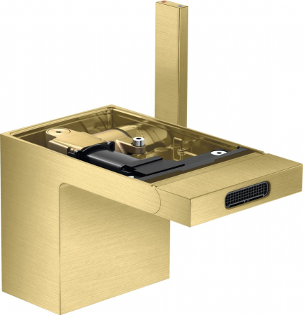 Baterii bideu - Baterie bideu alama periata cu ventil click-clack inclus Hansgrohe Axor MyEdition