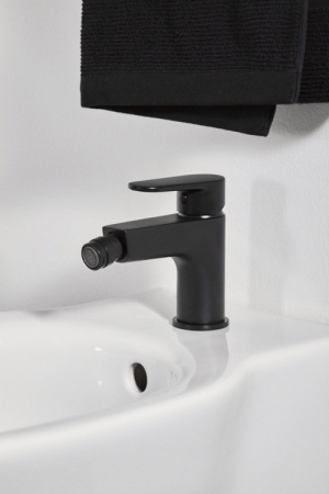 Baterie bideu Ideal Standard Cerafine O negru mat cu ventil inclus [3]