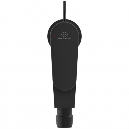 Baterie bideu Ideal Standard Cerafine O negru mat cu ventil inclus [2]