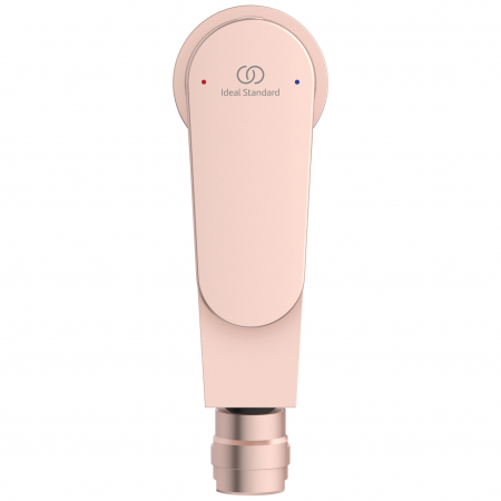 Baterie bideu Ideal Standard Cerafine O rose mat cu ventil click-clack inclus [2]