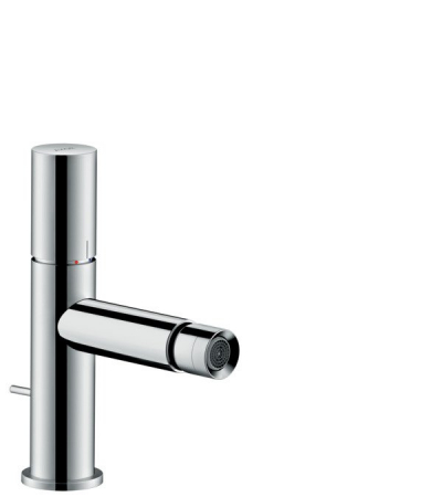 Baterii bideu - Baterie bideu crom cu levier scurt, ventil pop-up inclus Hansgrohe Axor Uno