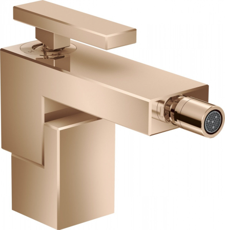 Baterii bideu - Baterie bideu red gold lucios cu ventil click-clack inclus Hansgrohe Axor Edge
