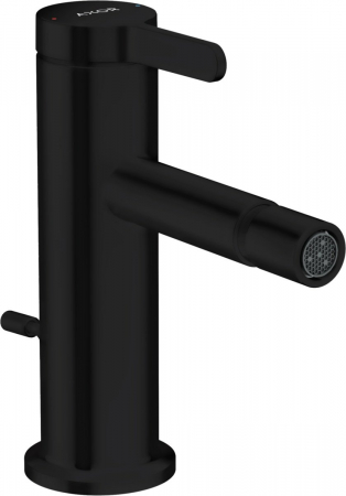 Baterii bideu - Baterie bideu negru mat cu ventil pop-up inclus Hansgrohe Axor One