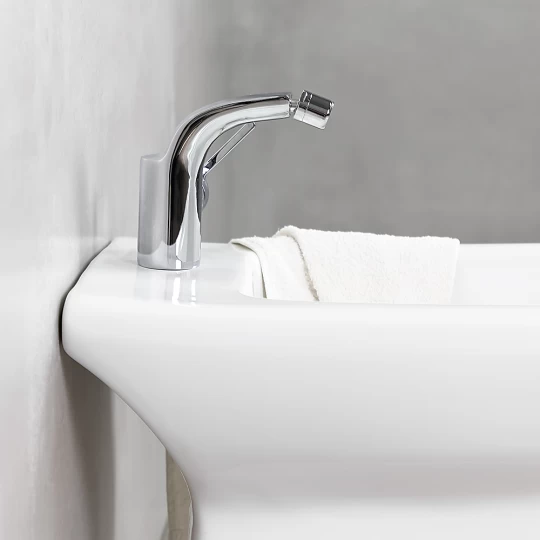 Baterie bideu cu ventil inclus Cersanit Luvio, crom lucios [3]