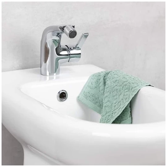 Baterie bideu cu ventil inclus Cersanit Luvio, crom lucios [5]