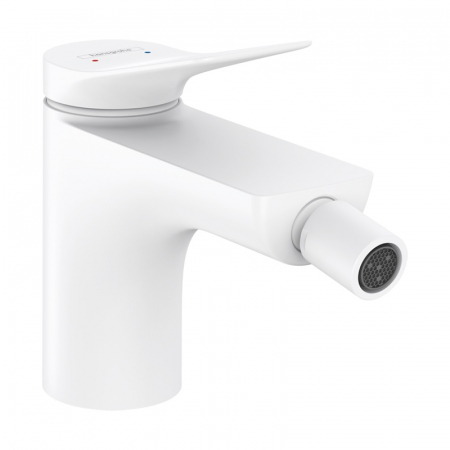 Baterii bideu - Baterie bideu culoare alb cu ventil inclus Hansgrohe Vivenis 75200700
