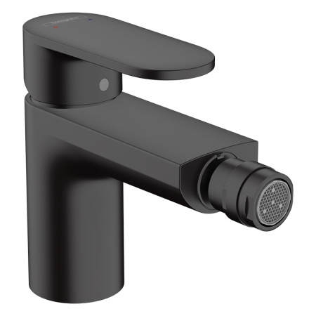 Baterii bideu - Baterie bideu culoare negru mat, Hansgrohe, cu ventil pop-up, Vernis Blend