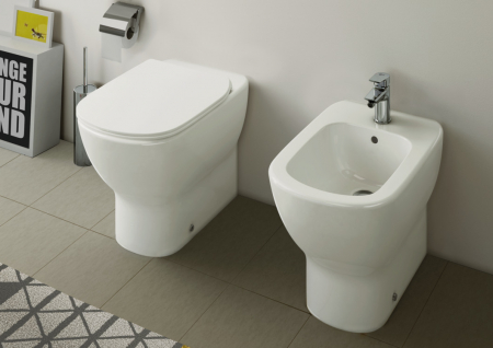 Baterie bideu Ideal Standard Tesi crom lucios cu ventil inclus [1]