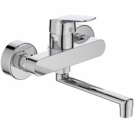 Bucatarie - Baterie chiuveta bucatarie Ideal Standard Ceraflex cu montaj perete crom lucios