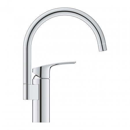 Baterie chiuveta bucatarie cu pipa pivotanta crom Grohe Eurosmart [1]