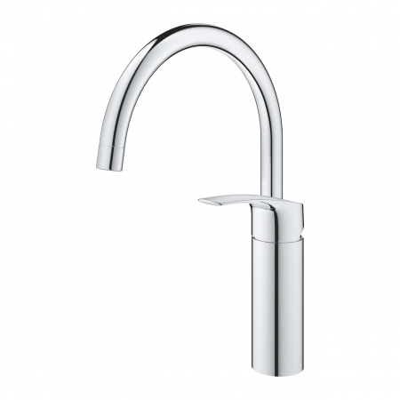 Baterie chiuveta bucatarie cu pipa pivotanta crom Grohe Eurosmart [2]