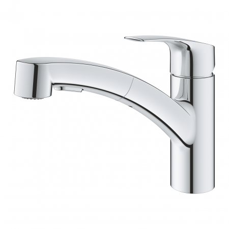Baterie chiuveta bucatarie cu dus extractibil crom Grohe Eurosmart New [2]