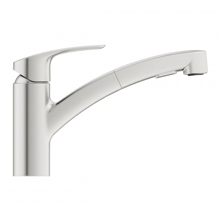 Baterie chiuveta bucatarie cu dus extractibil Supersteel Grohe Eurosmart New [1]