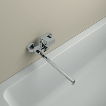 Baterie cada sau dus Ideal Standard Ceraflex crom lucios cu pipa lunga [4]
