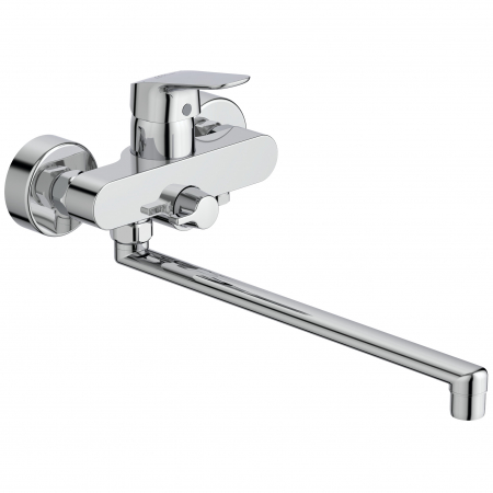 Baterii cada - Baterie cada sau dus Ideal Standard Ceraflex crom lucios cu pipa lunga