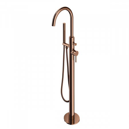 Baterii cada freestanding - Baterie cadă cu montare pe podea, cupru, OMNIRES Y