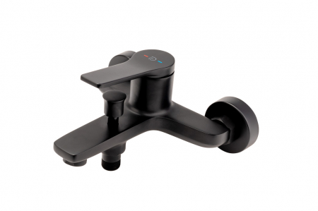 Baterie cada - dus FDesign Seppia, monocomanda, negru mat [2]