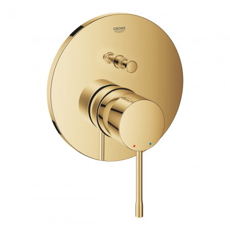 Baterii cada - Baterie cada-dus incastrata Grohe Essence pentru corp ingropat auriu lucios Cool Sunrise