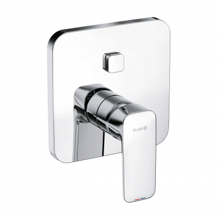 Baterii baie - Baterie cada-dus incastrata Kludi Pure&Style pentru corp ingropat crom lucios